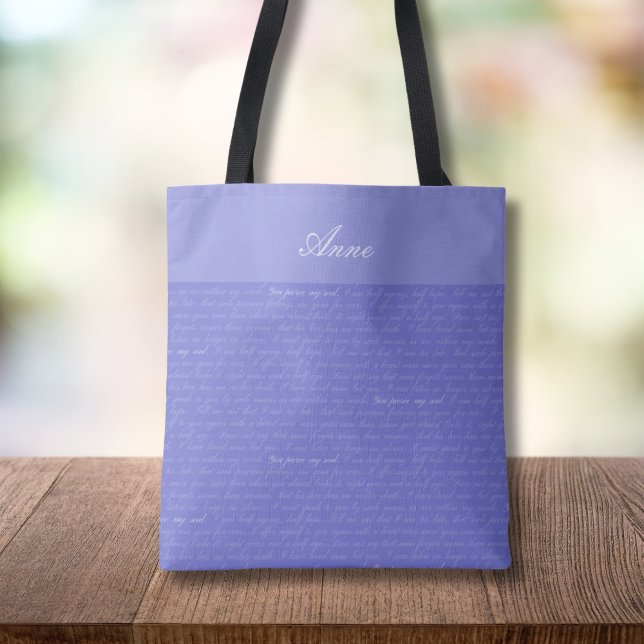 Persuasão Pierce My Soul Personalizou Tote Bag (Criador carregado)