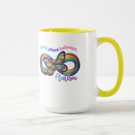 Pertencendo em Cada Golada – Caneca do Quebra-Cabe