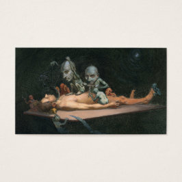 Perto da morte, vendo espíritos Mau demônicos