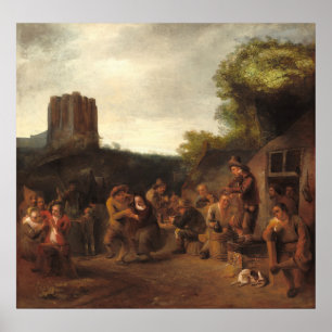 Perto do Poster de Inn - C. van Renesse Fine Art
