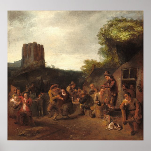Perto do Poster de Inn - C. van Renesse Fine Art (Frente)
