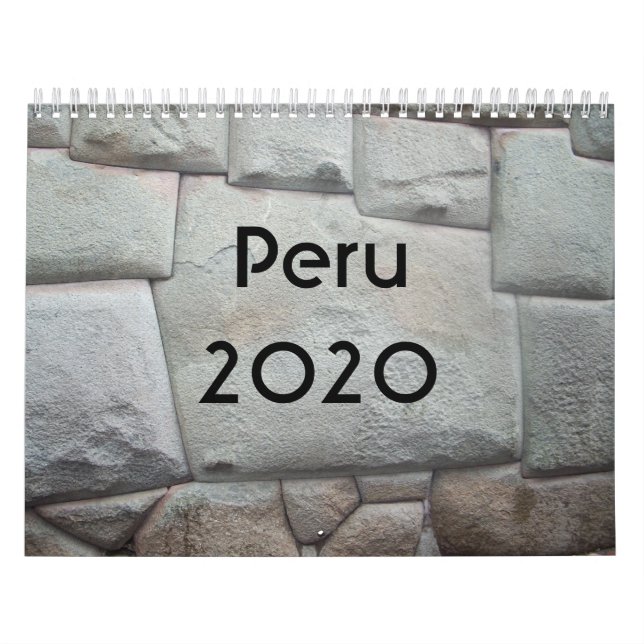 Peru - Calendário 2020 (Capa)