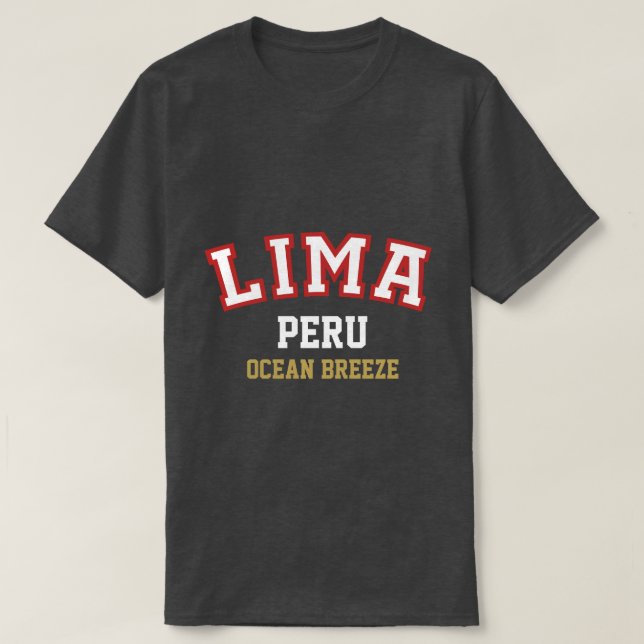 Peru Dark Style T-Shirt (Frente do Design)
