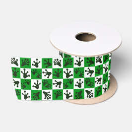 Pés de Rã Verde Pegadas de Animais Caprichosos