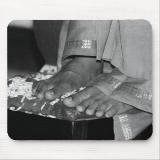 Pés de Sathya Sai Baba Lotus em Mousepad