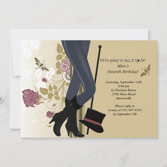 Pés felizes do convite (Frente)