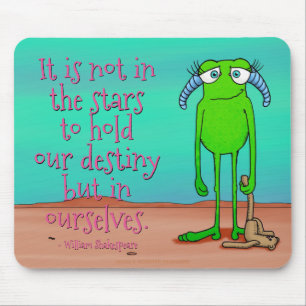 Pés, mousepad de w/quote