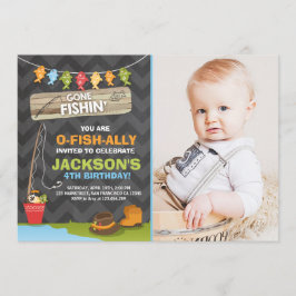 Pesca Aniversário Convites Fator de Pesca Garoto