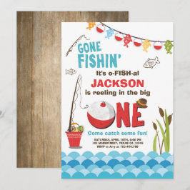 Pesca Aniversário Madeira de Convite O Grande