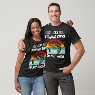 Pesca, Camisa De Pesca Sortuda Não Lavam