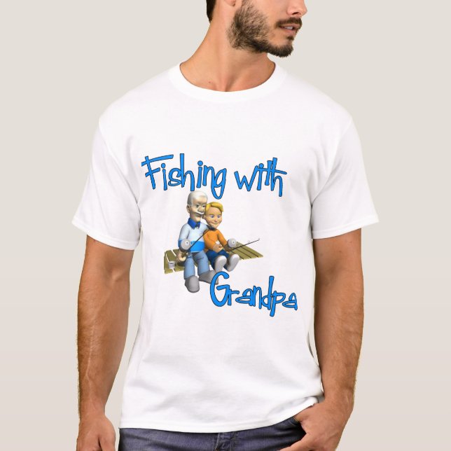 Pesca com camisa de vovô (Frente)