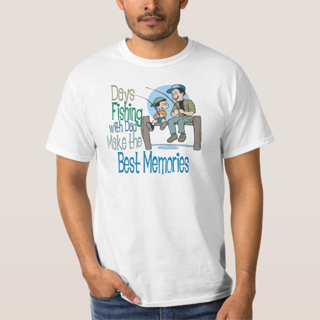 Pesca com camisa Dia de os pais Pai (Frente)
