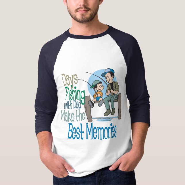 Pesca com camisa Dia de os pais Pai (Frente)