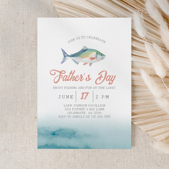 Pesca de dias de os pais no Convite ao Lago (Criador carregado)
