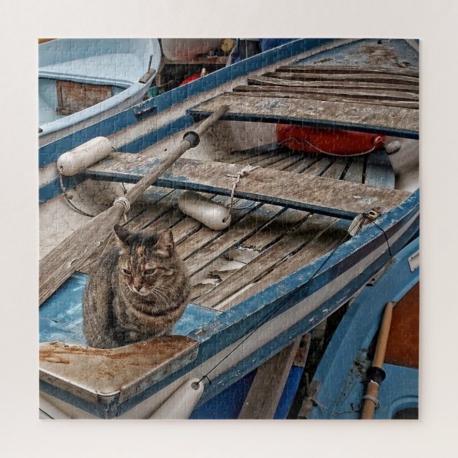 Pesca de vamos - Cat Quebra-cabeça - 20x20 - 676 p (Vertical)