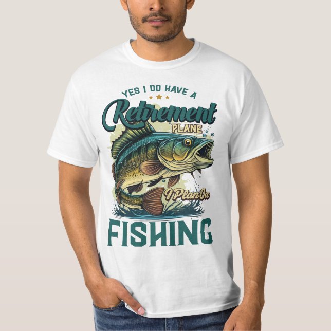 Pesca Engraçada Camisa Má Camisa De Pesca Do Dia (Frente)