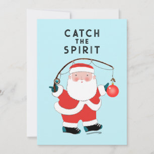 Pesca Engraçada Cartões de Natal