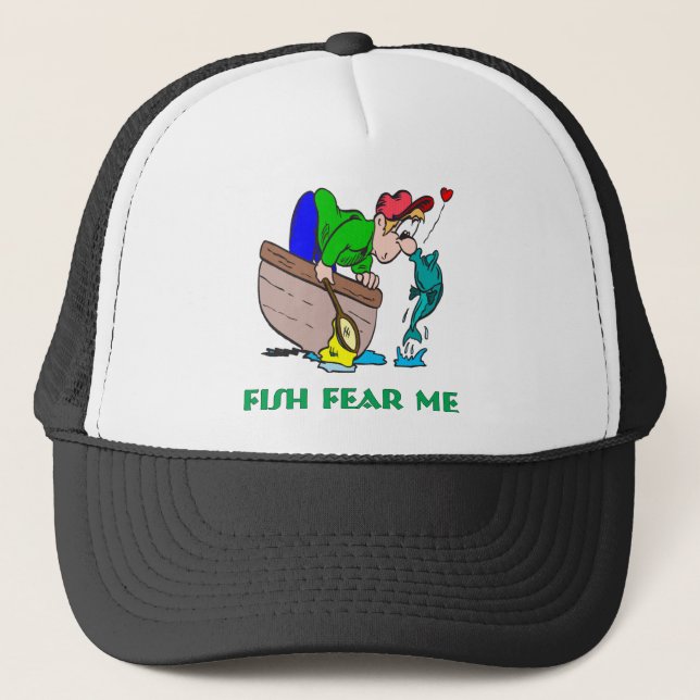 Pesca Engraçada Que Pesca Boné De Pesca De Humor (Frente)