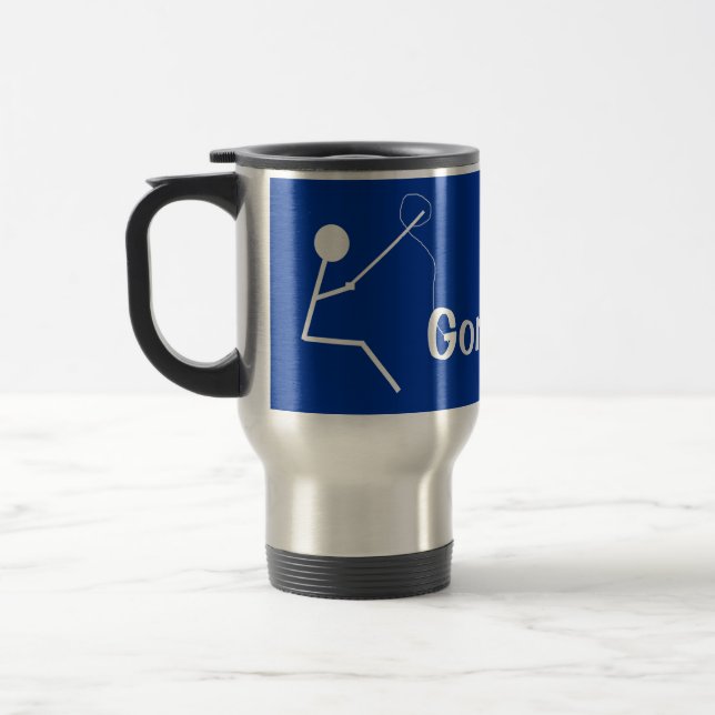 Pesca ida - caneca de viagem (Esquerda)