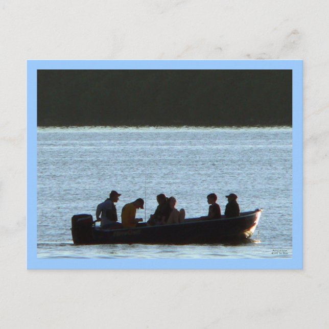 Pesca no Cartão Postal Sunset (Frente)