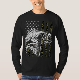 Pesca Pullover Hoodie Camouflage Bandeira american