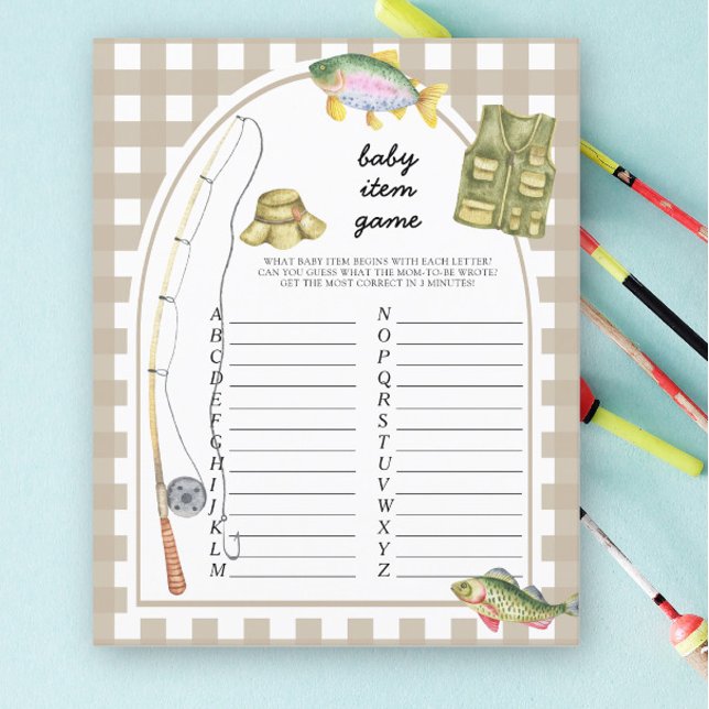 Pescador Bebê Jogo. Jogo do chá de fraldas (Criador carregado)