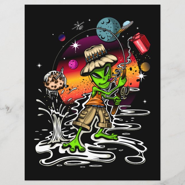Pescador espacial (Frente)