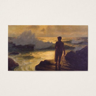Pescador havaiano, óleo em pintura de canvas