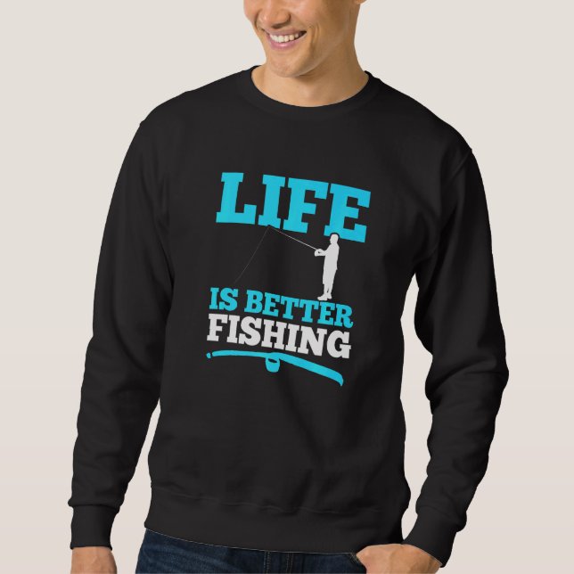 Pescar Melhor Vida Camisetas Peixes Pai Gra (Frente)