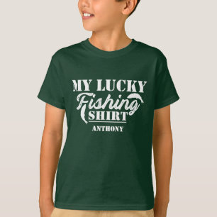 Pescar Minha Camisa De Pesca Sortuda Engraçada