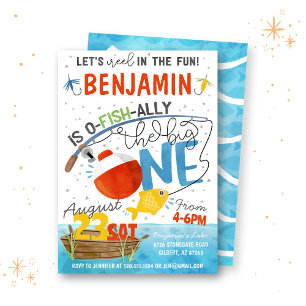 Pescar O Grande Convite De Aniversário