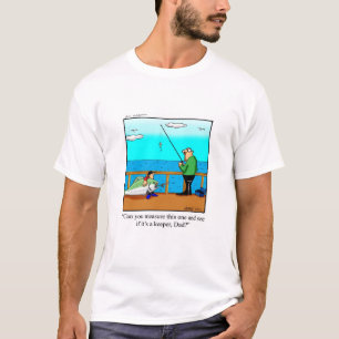Pescarista Engraçado Camiseta Humor