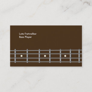 Pescoço da guitarra baixa do modelo dos cartões 