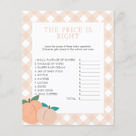 Pêssego doce | Adivinha o jogo do Chá de preço