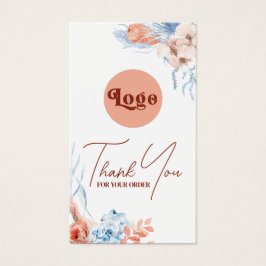 Pêssego e folheto informativo tropical azul