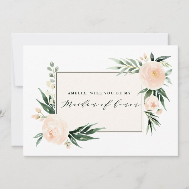 Pêssego e nata, dama de honra (Frente)