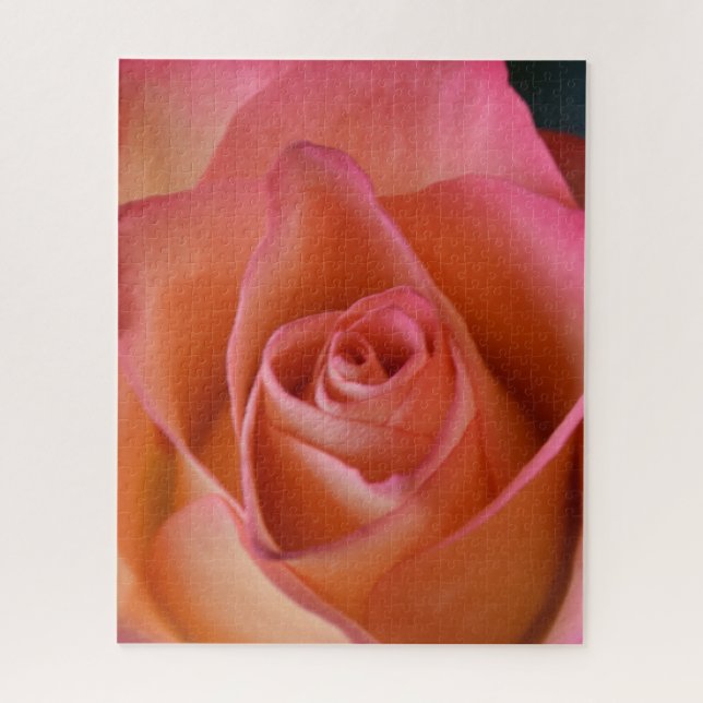 Pêssego Rosa Rosa Rosa Rosa Quebra-cabeça (Vertical)