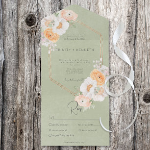 Pêssego Russo Blush e Janto Floral Branco