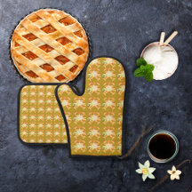 Pêssegos e ouro sorvete