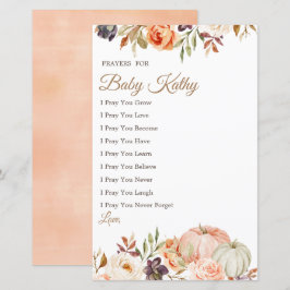 Pessegueira de Pumpkin amando orações para o bebê