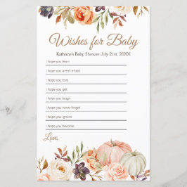 Pessegueira de Pumpkin Floral Russo Desejos para B