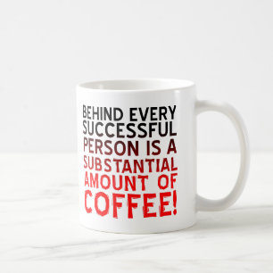 Pessoa de Café Bem-Sucedida Caneca Divertida ou Ca