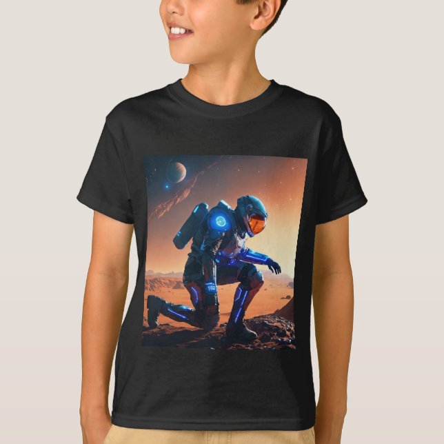 Pessoa de camiseta espacial (Frente)