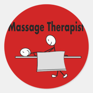 Pessoa do Autocolante de Massagem
