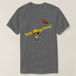 "Pessoa Nada Média" Camiseta Punho Humor de Comida