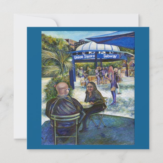 Pessoas Apaixonadas Jogando no Parque, NYC (Frente)