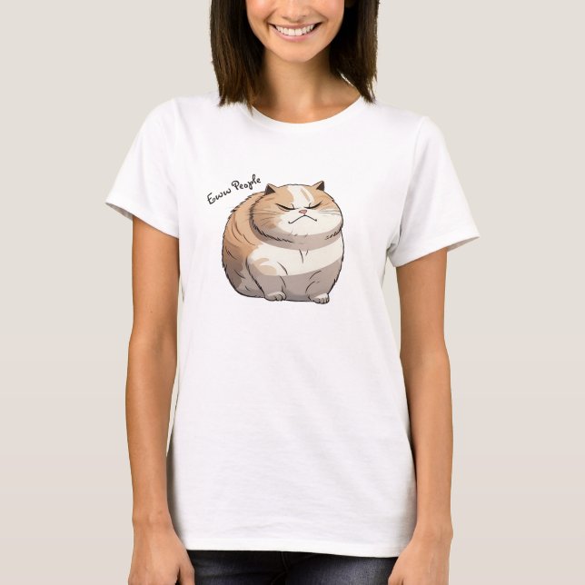Pessoas Bons T-Shirt Gato (Frente)