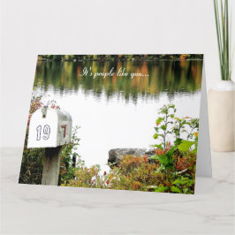 Pessoas Como Você, Cartão de Apreciação Voluntário