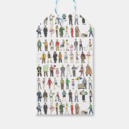 Pessoas da Etiqueta de Oferta de Nova Iorque Water