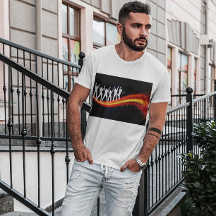 Pessoas Dançando Silhuettes Mens T-Shirt